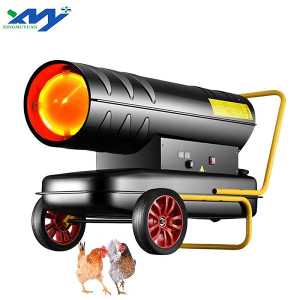 Équipement d'élevage de volailles 50 kW Air Heater Poule maison Fuel industriel à combustion diesel / pétrole pétrolier Ventilateur de chauffage