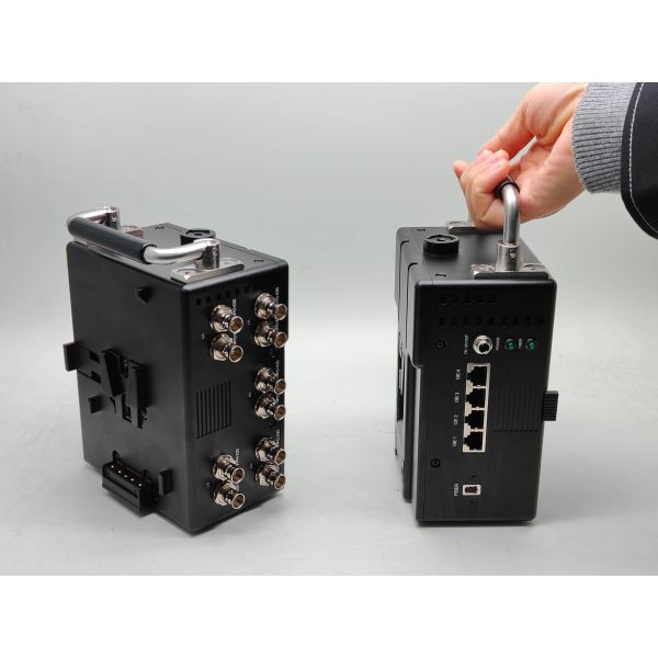 5x 3G SDI Optical Fiber Transmission Kits With 1G Network