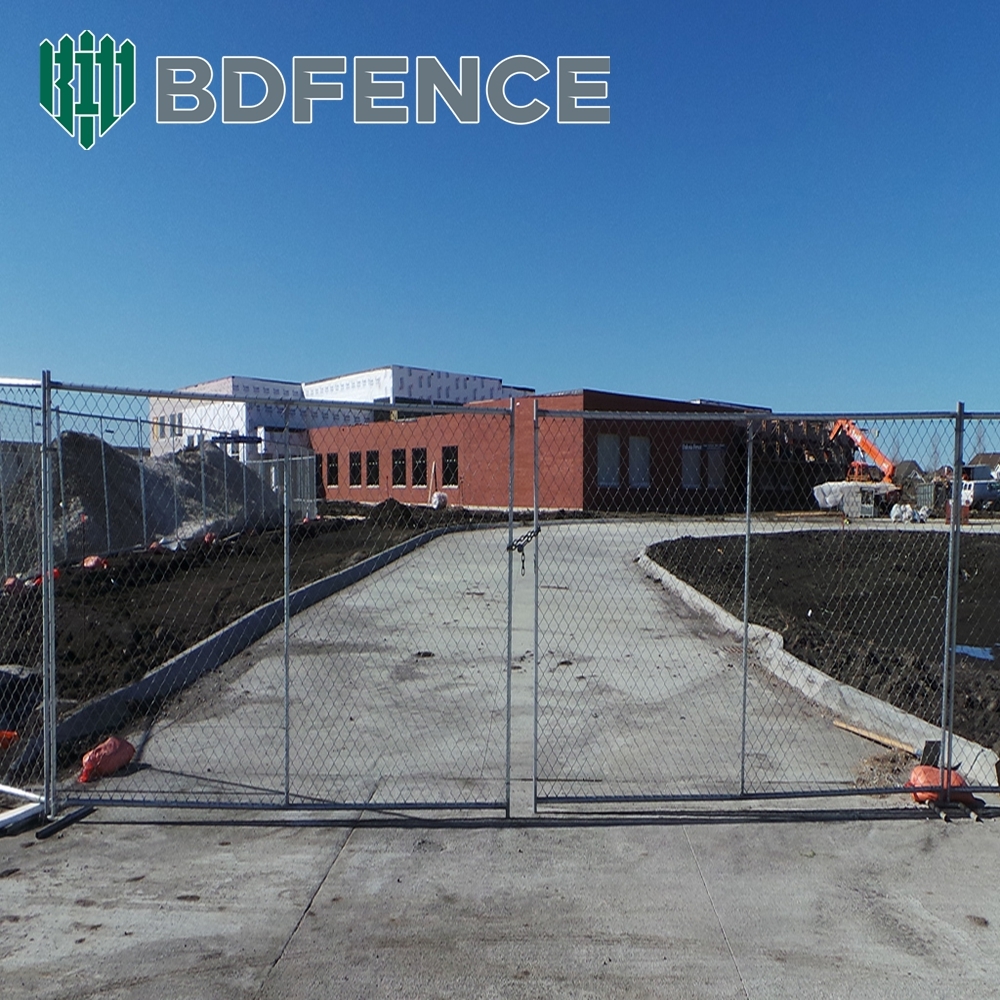 Heavy‑Duty Galvanized Temp Construction Fence For Site Isolation