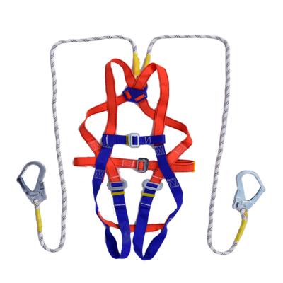 Full Body Safety Harness with Two Large Size Forged Hooks, 45mm Webbing Width, CE and GB Certified