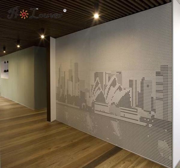 Interior/ Exterior Design Perforated Aluminum Customized Screen