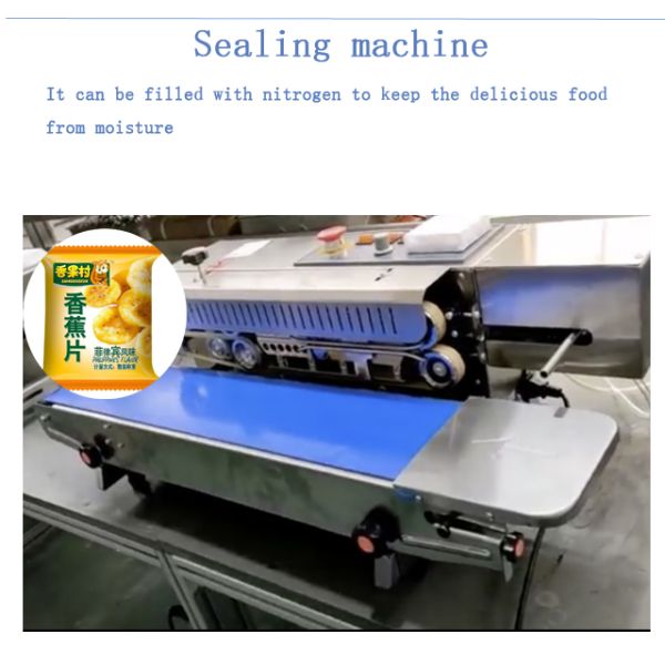 Plantain Banana Chips Potato Chips Making Line Stainless Steel 100 KG/H