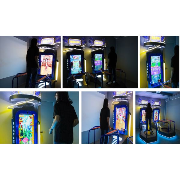 All In One Interactive Trampoline Game 5 Themes Jump Activation For Kids