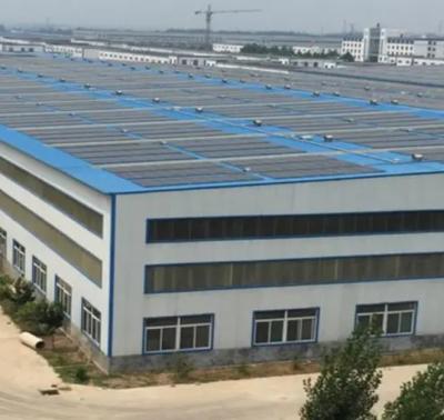 A armação de aço estrutural da energia limpa fabricou o telhado Q355B das energias solares