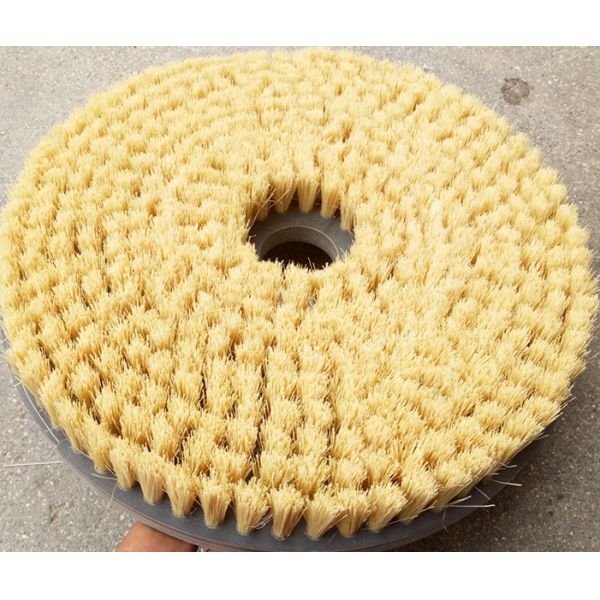Custom Industrial Brush Abrasive Sisal Disc Brush Mexico Imported Sisal Polishing/Grinding Disk Brush