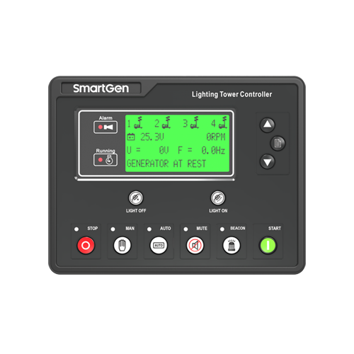SmartGen ALC708 Diesel Generator Light Tower Control Panel Lighting Control Timer Remote Control