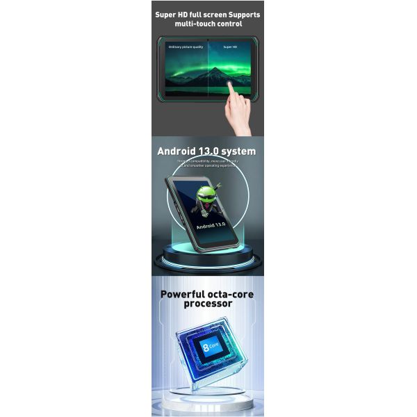 6GB Ram Logistics Tablet Shockproof 4G LTE Tablet Industrial 1280*800 Pixels