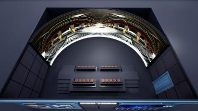 4D 9D Flying Theater LED Curved Screen Cinema 3-5.2m Diameter