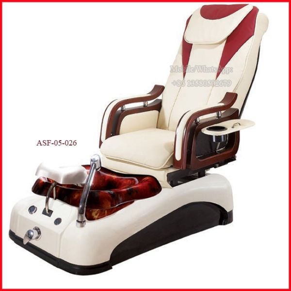 Electric Operated Manicure Pedicure Set, Glass Bowl for Footrest Pedicure Chair