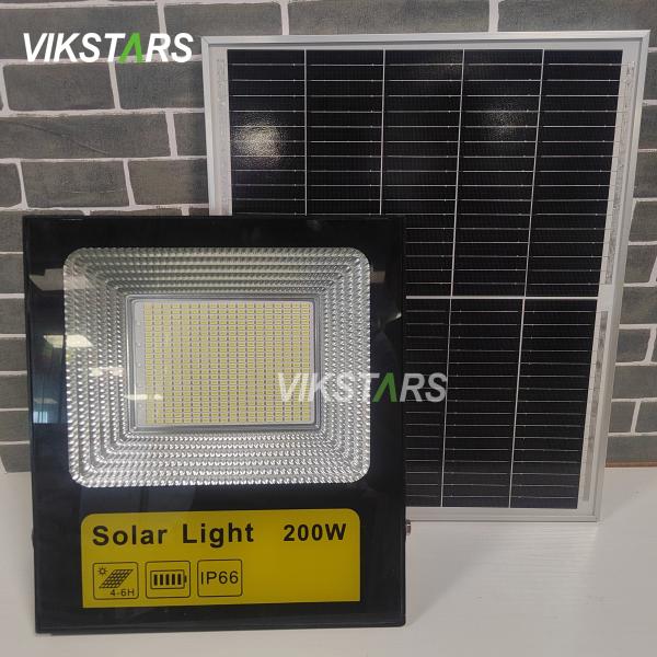 Cheapest Price ABS solar flood lights 30w 60w 100w 200w for yard garden park pathway