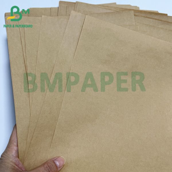 Мешки Коричневый Крафт Высокая прочность 90 120 GSM Расширяемый бумажный рулон