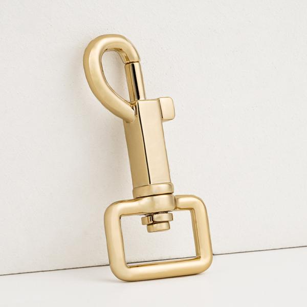 Customized 20mm Gold Metal Snap Hook for Bag Strap Clasp Bag Hardware 3/4 Swivel Hook