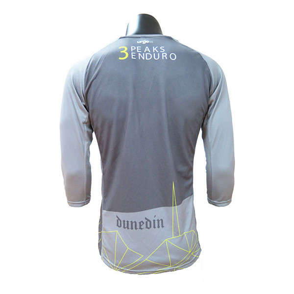 Breathable Out Door Gray Cycling Sports Clothing Mountain Bike Tops Crew Neck