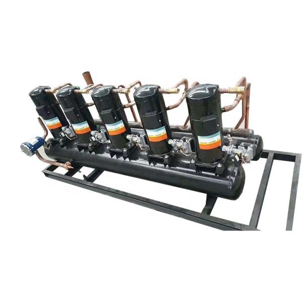 Air Cooled R404a Refrigeration Condensing Unit For Food Shop Parallel refrigeration equipment
