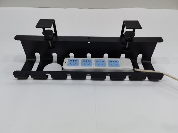 Customized Under Desk Cable Management Tray Metal Cable Organizer For Desk