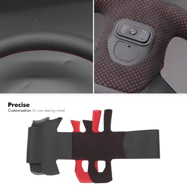 Car Accessories Hand Stitching Steering Wheel Cover for Dodge RAM  Dodge RAM 1500 2018-2023