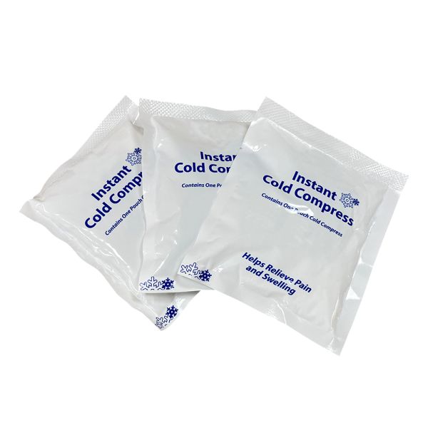 50 Pack Disposable Instant Cold Compress Ice Pack for Pain Relief Cold Pack for Injuries Instant Ice Cold Therapy