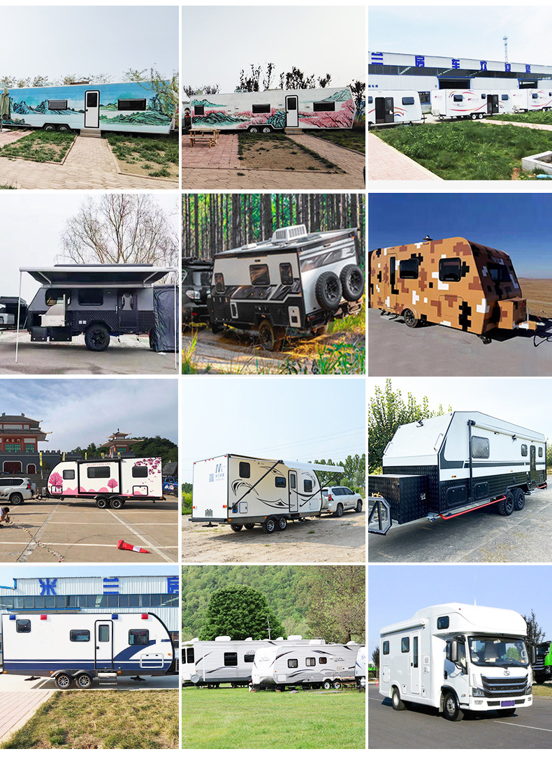 Ориентированные на заказчика туристы Motorhomes с трейлером туриста спать 4-8 человек