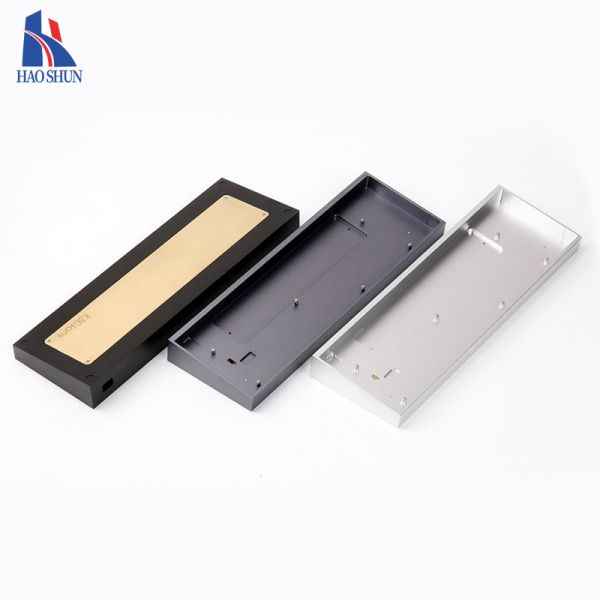 Professional  Cnc Processing Mechanical Metal Anodized Aluminium 6061 6063 Custom Keyboard Case