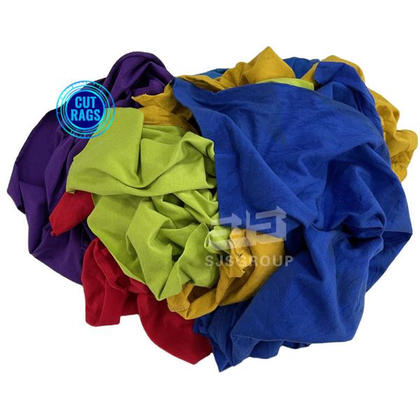 10KG 15KG 20KG 25KG Knit Rags Cutting Waste Rags Cotton fabrics scrap Textile waste 100% Cotton Color Stitched Wiping Rags