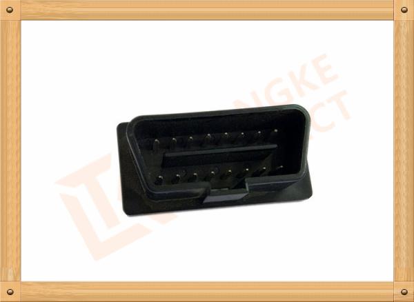 PVC Male Nickel Obd 16 Pin Connector SOM035A For Automotive