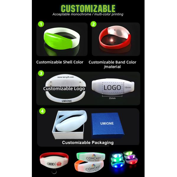 Plastic Light Up Bracelets for All Your Party Needs Glow in The Dark and Durable