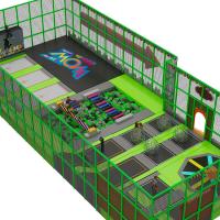 Parcs de trampolines avec parcours d'obstacles