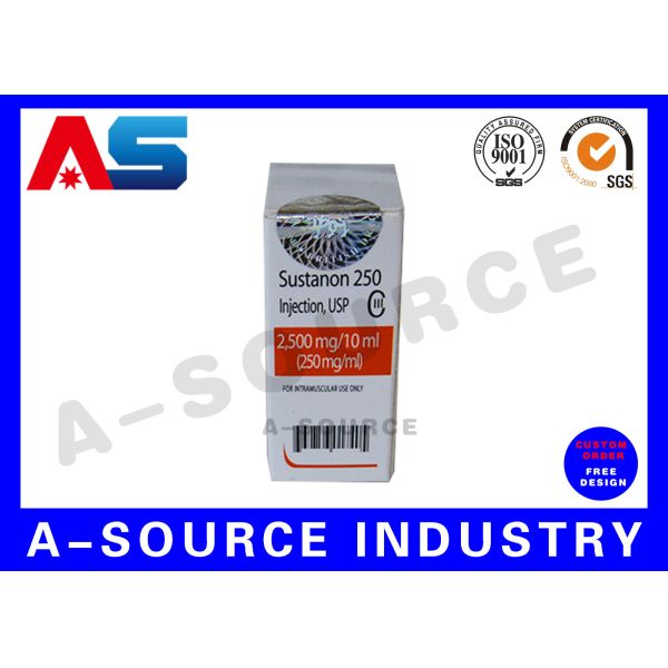 Customized ISO 9001 Pharma 10ml Vial Boxes for Storage , Regular Printing