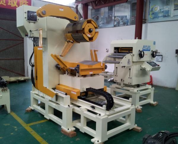 General Machinery Fine Blanking Press Feeding Equipment / Steel Coil Straightener 0.3~3.2mm