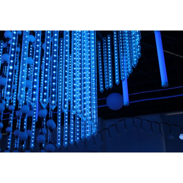 LED 3D Meteor Tube 16 Pixels Vertical Tube Lightings Designed for Stage Projects