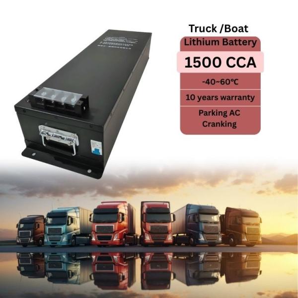 24V 304Ah EV Lithium Batteries With 1800CCA For Long Haul Truck