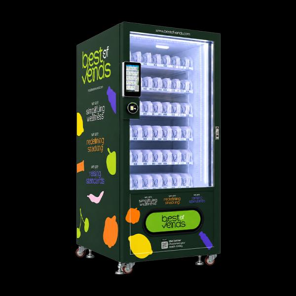 Snack and Drink Vending Machine with Card Reader Compact Design Space Saving Solution for Small Shops