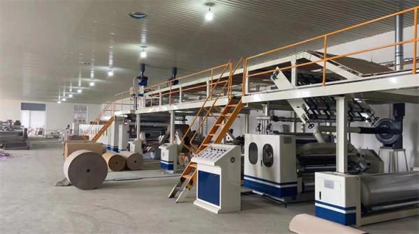 High Speed 5 Ply Corrugated Carton Making Machine Packing Line for Large Carton Sizes