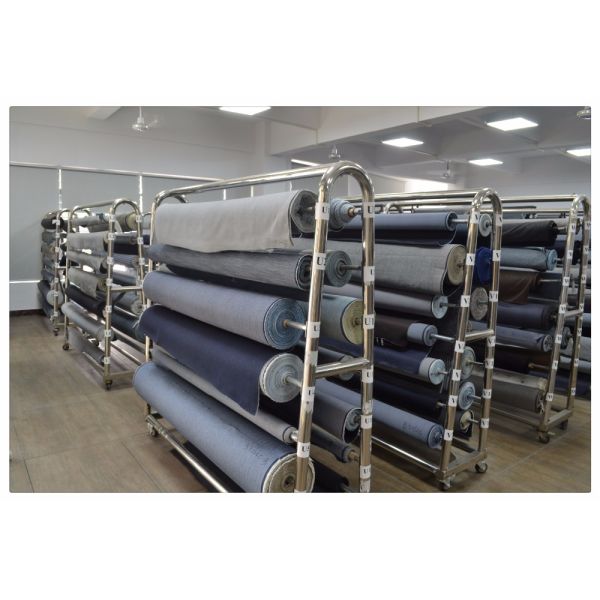 Super Stretch Cotton Polyester Spandex Black Denim Jeans Fabric