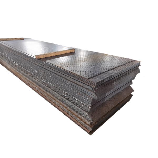 A36 S235jr Ss400 Q235B Q345b Hot Rolled Mild Iron Plate Metal Sheet Steel Checkered Plate