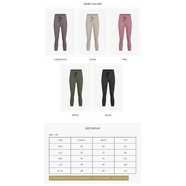 Брюки 3/4 Jogger Sweatpants длины случайные прямые с бортовым карманом 2