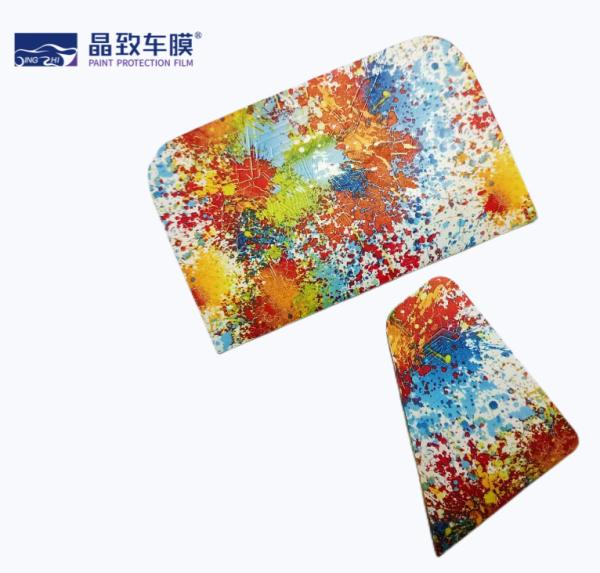 Portable Rubber Vinyl Wrap Applicator , TPU Paint Protection Film Squeegee