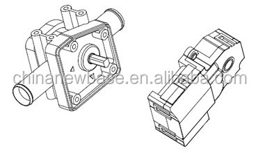 Custom Vehicle AC Accessories Truck Air Conditioning Parts 3 Wire Valve For HVAC Control System