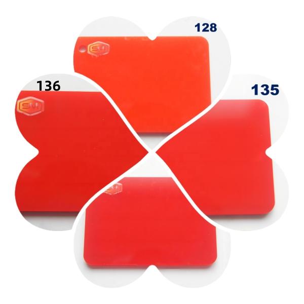 Plexiglass 3mm 5mm Unbreakable Extruded Acrylic Sheet With Solod Color In Stock