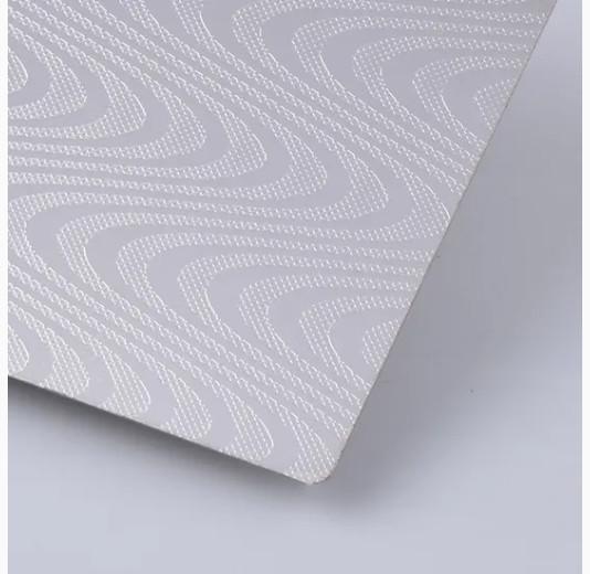 Ss304 201 Stainless Steel  Embossed Plate Decoration Wall