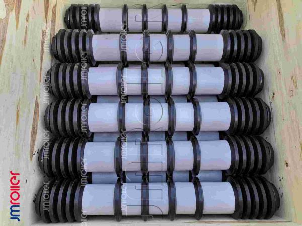 Rouleau de convoyeur personnalisé de diamètre 50-219 mm avec roulements SKF/FAG
