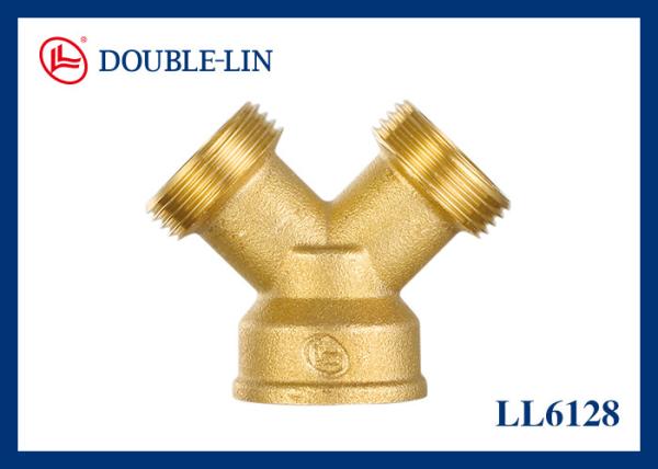 Fêmea do homem X do homem X 3/4 conector de bronze de Y