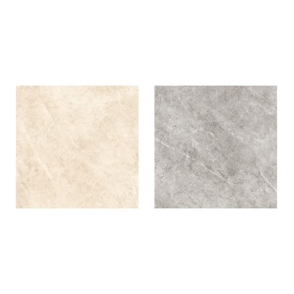 Non-Slip Light Grey Porcelain Tiles 200mm x 200mm Homogeneous Outdoor Floor Tiles