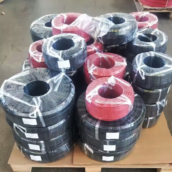 Tinned Copper Pv1-F Solar Cable H1Z2Z2-K 1x2.5mm2 4mm2 6mm2 10mm2 Solar Panel Electric Wire