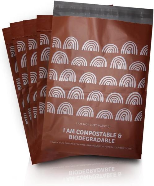 Hot Wholesale Eco Friendly 100% Biodegradable Sustainable Cornstarch Certified Disposable Custom Printed Compostable
