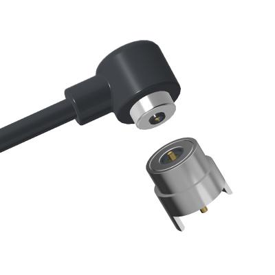 1A Connecteur de câble magnétique Chargement USB Chargement rond câble magnétique pour serrures électroniques