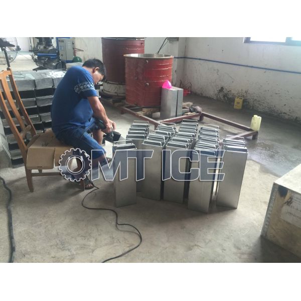 OMT Bloques de hielo de acero inoxidable para 5kg 10kg 15kg 20kg 25kg 50kg 100kg Bloques de hielo de alta resistencia y larga duración