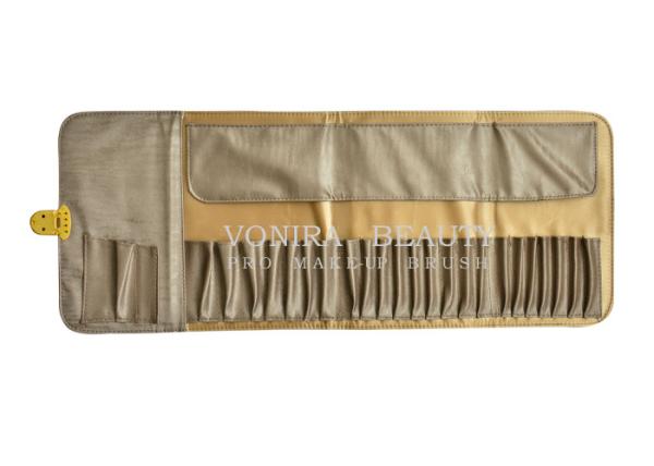 Bolsos cosméticos do suporte 26 da pena da caixa do filtro do curso elegante do malote do rolo da escova da composição