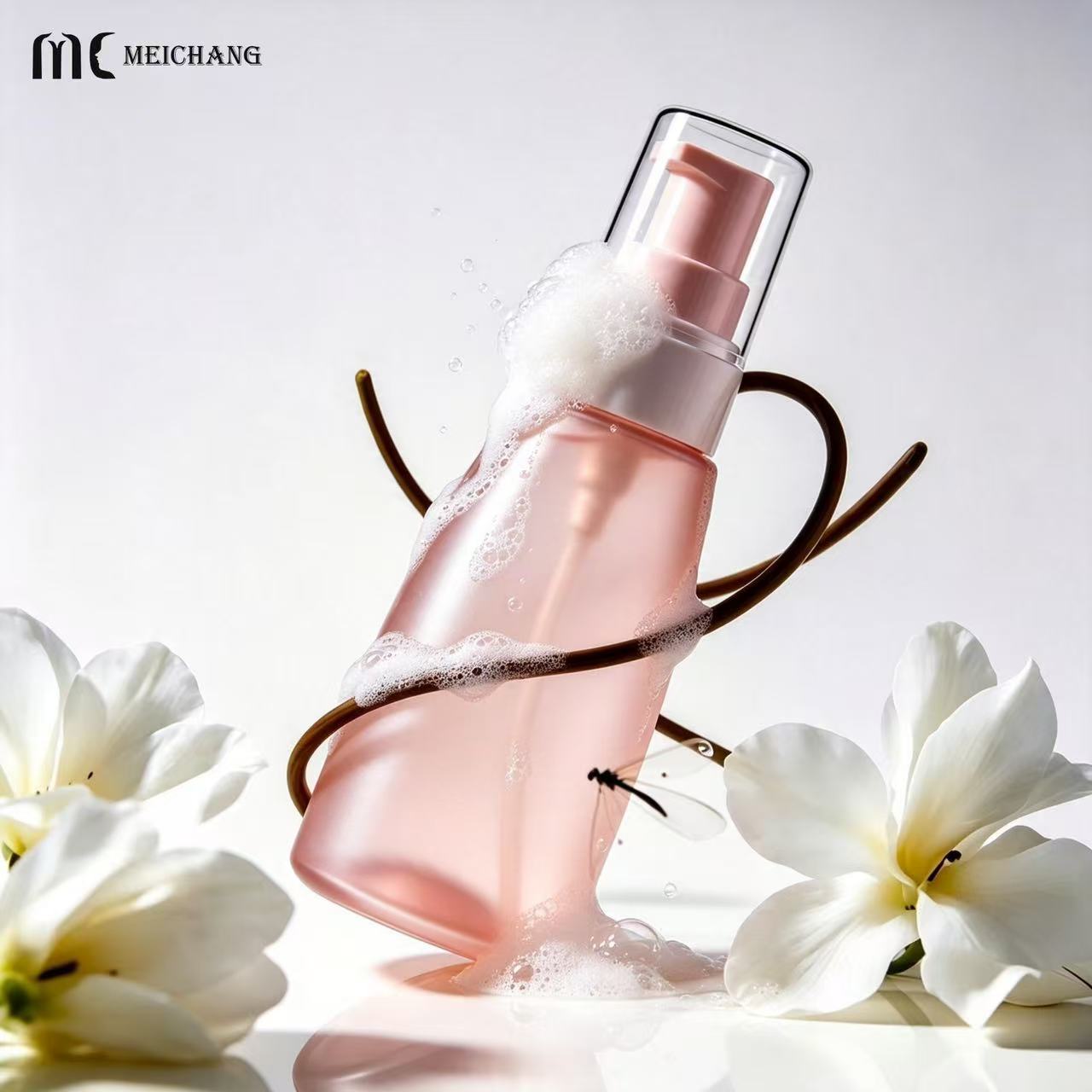180ml PET Foaming Pump Bottle for Personal Care Packaging(MC-1809)
