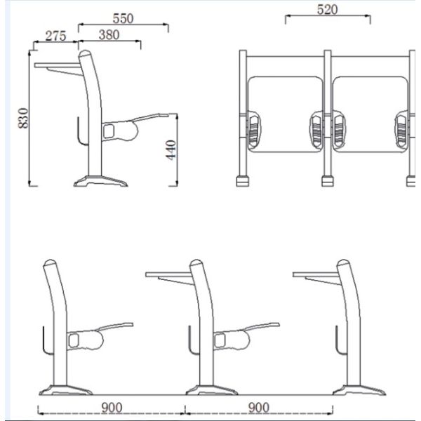 Kids Wooden Double School Desk And Chair For Classroom OEM / ODM Service